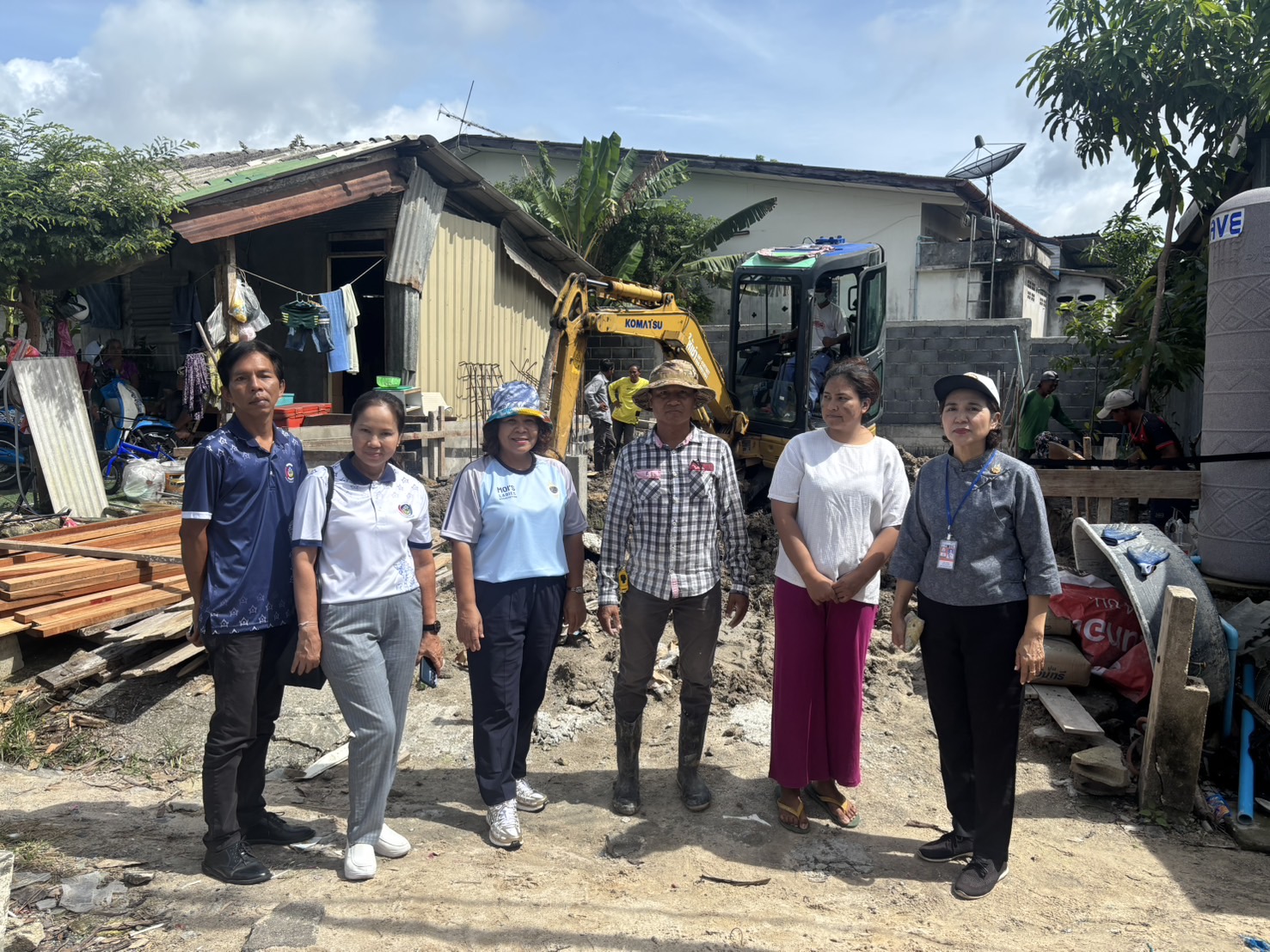 พช.ภูเก็ต ติดตามการดำเนินการก่อสร้างบ้านห่วงใยจากใจ GLO ประจำปีงบประมาณ 2568